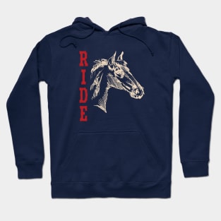 Ride The Horse: Equestrian Design Hoodie